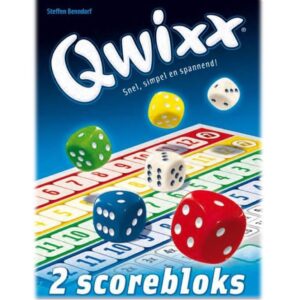 Dobbelspel Qwixx extra Scorebloks